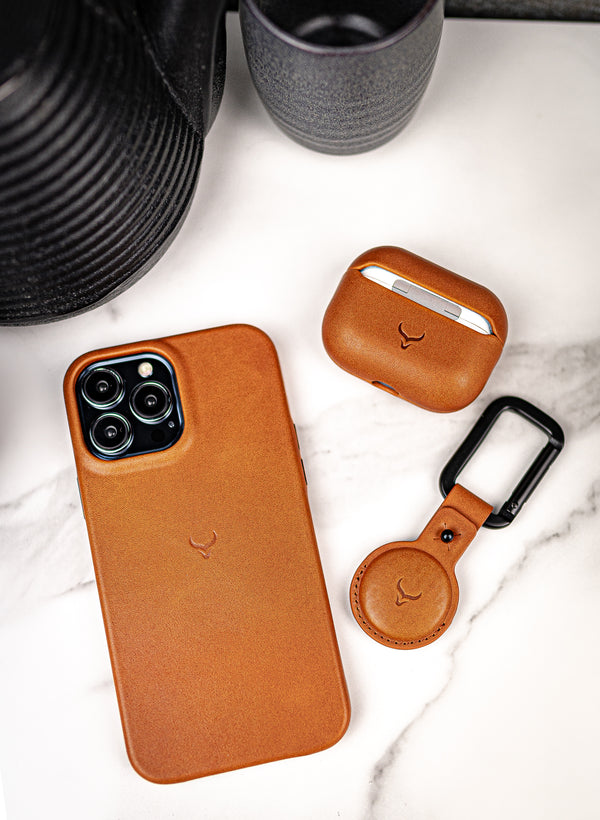 Leather airpod case