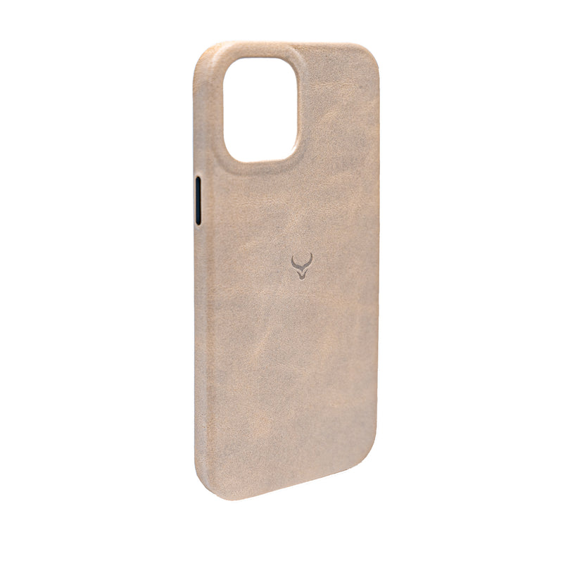 Leather iPhone 12 Case with MagSafe - Clay