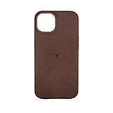 Leather compatible with iPhone 15 Case with MagSafe- Espresso