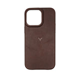 Leather iPhone 14 Case with MagSafe- Espresso