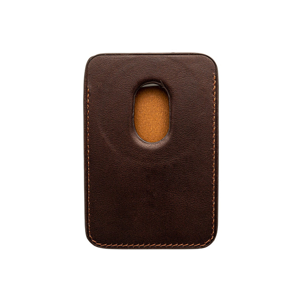 Leather MagSafe Wallet- Espresso