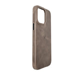 Leather iPhone 14 Case with MagSafe- Ash