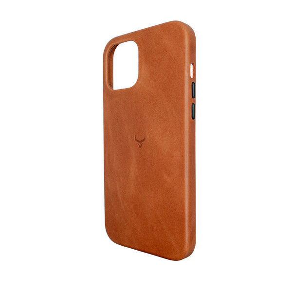 Leather iPhone 12 Case with MagSafe - Ochre