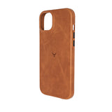 Leather iPhone 14 Case with MagSafe- Ochre