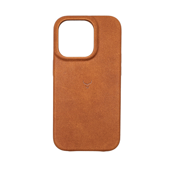 Leather iPhone 14 Case with MagSafe- Ochre