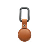 Leather AirTag Case- Ochre