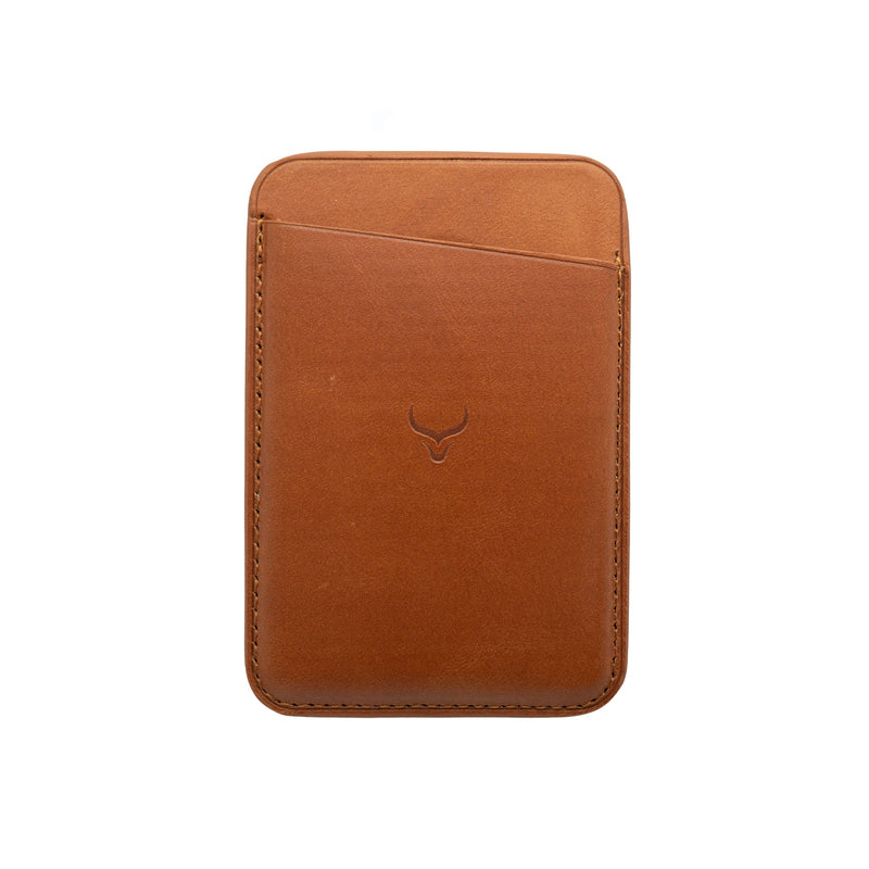 Leather MagSafe Wallet- Ochre Ash