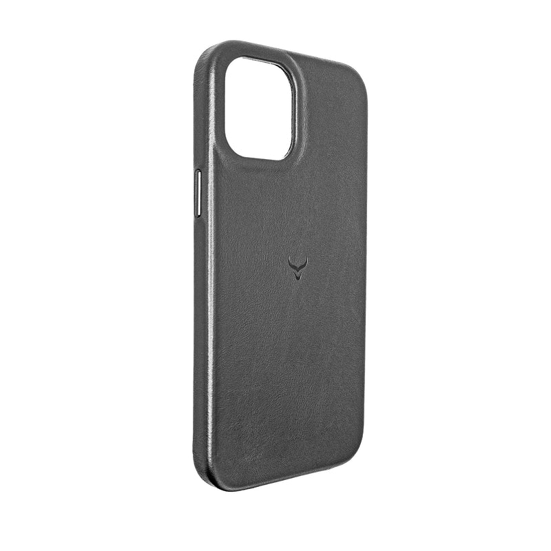 Leather iPhone 12 Case with MagSafe - Onyx