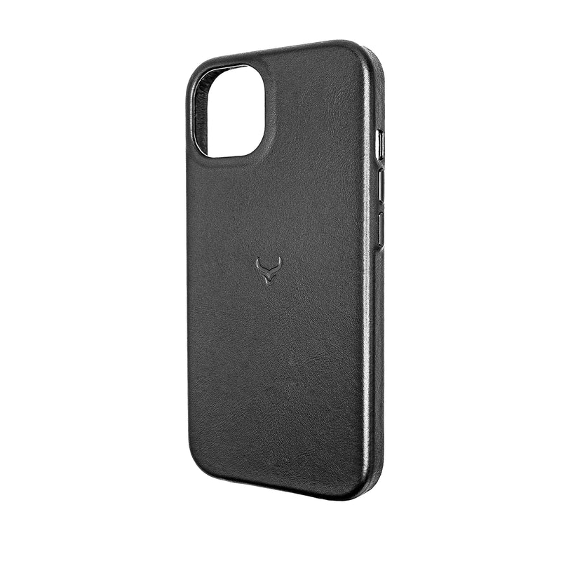 Leather iPhone 13 Case with MagSafe- Onyx